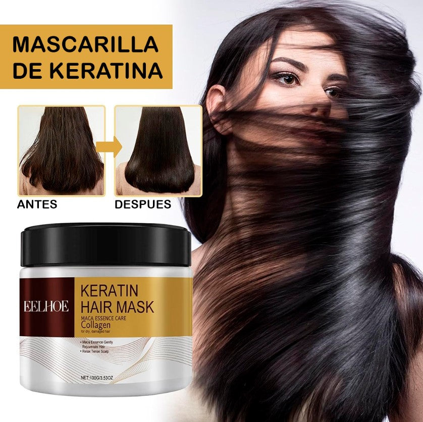 NUEVA MASCARILLA CAPILAR DE KERATINA EELHOE