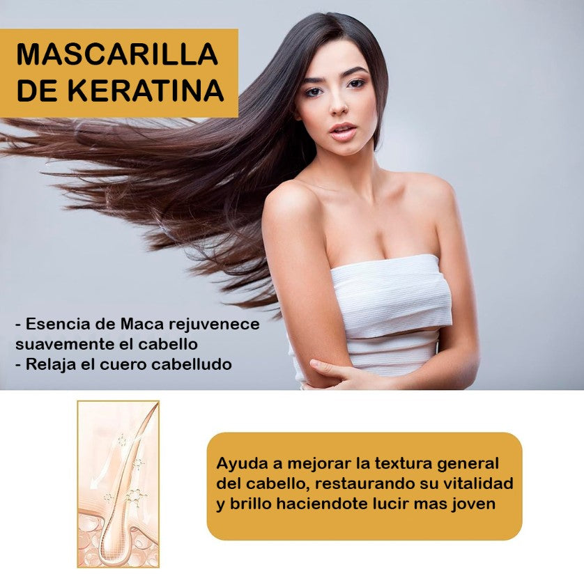 NUEVA MASCARILLA CAPILAR DE KERATINA EELHOE